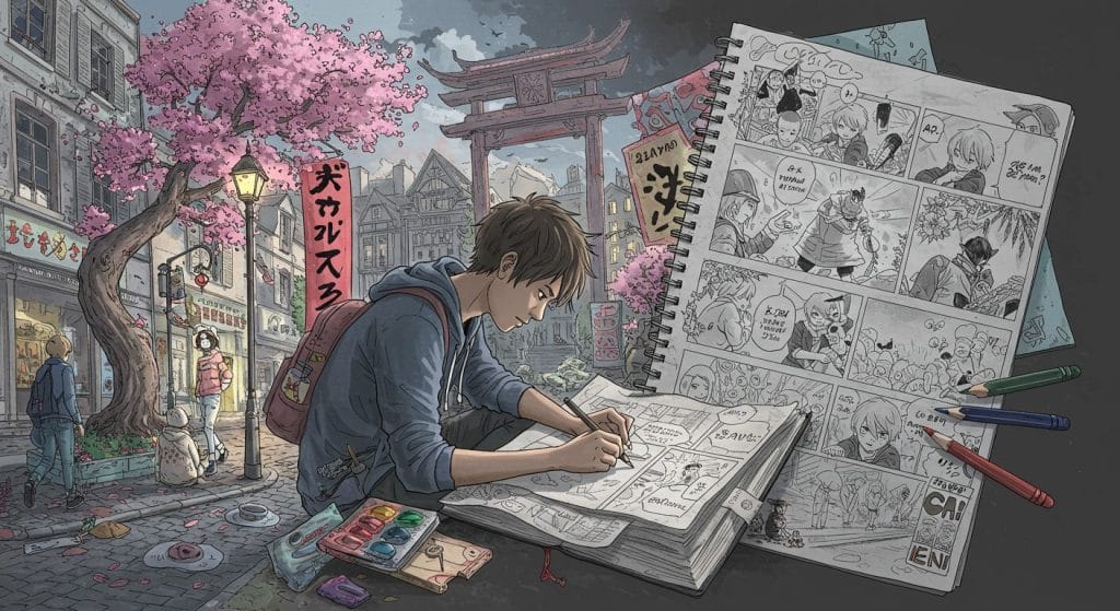 De Caen au Japon : Le Parcours Inspirant d’un Mangaka
