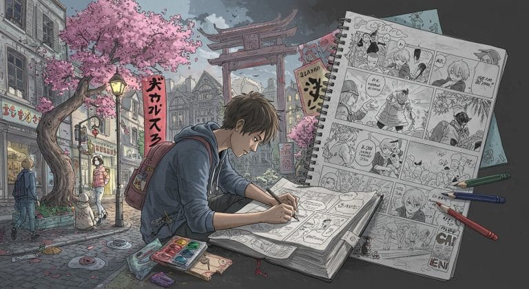 De Caen au Japon : Le Parcours Inspirant d’un Mangaka