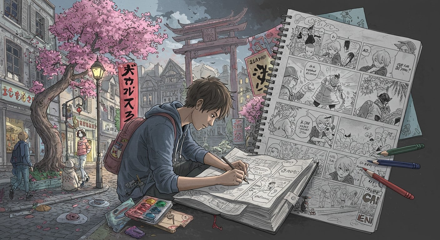 Victor, ex-délinquant de Caen, devient mangaka et brille à Japan Expo avec Diamond Little Boy. Découvrez son incroyable parcours !