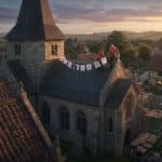 Demande en Mariage Insolite sur un Toit d’Église