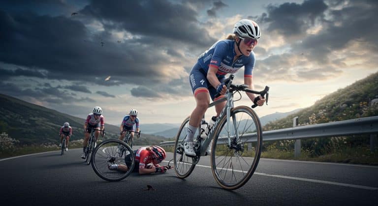 Demi Vollering : Ironie et Chutes au Tour de France Femmes
