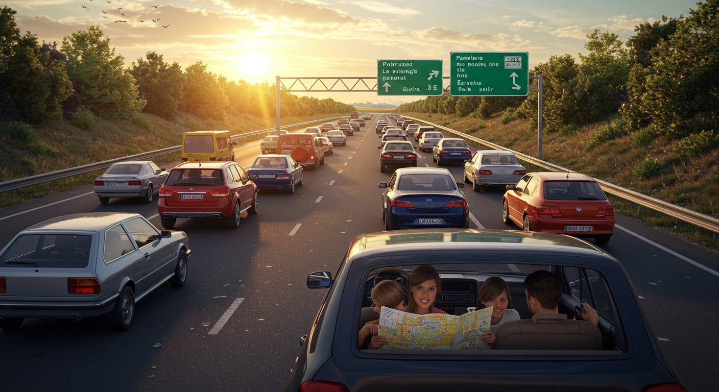 Ce week-end, les routes seront chargées ! Découvrez les prévisions de trafic et nos conseils pour éviter les bouchons lors de vos départs en vacances.