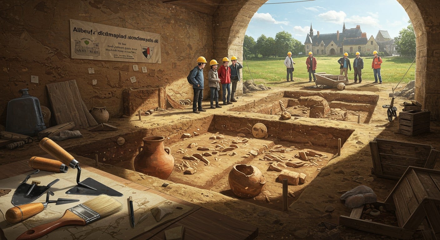 Plongez dans l’archéologie à Elbeuf avec l’expo interactive « Archéo, une expo à creuser » jusqu’en 2026. Devenez archéologue amateur et découvrez le passé !