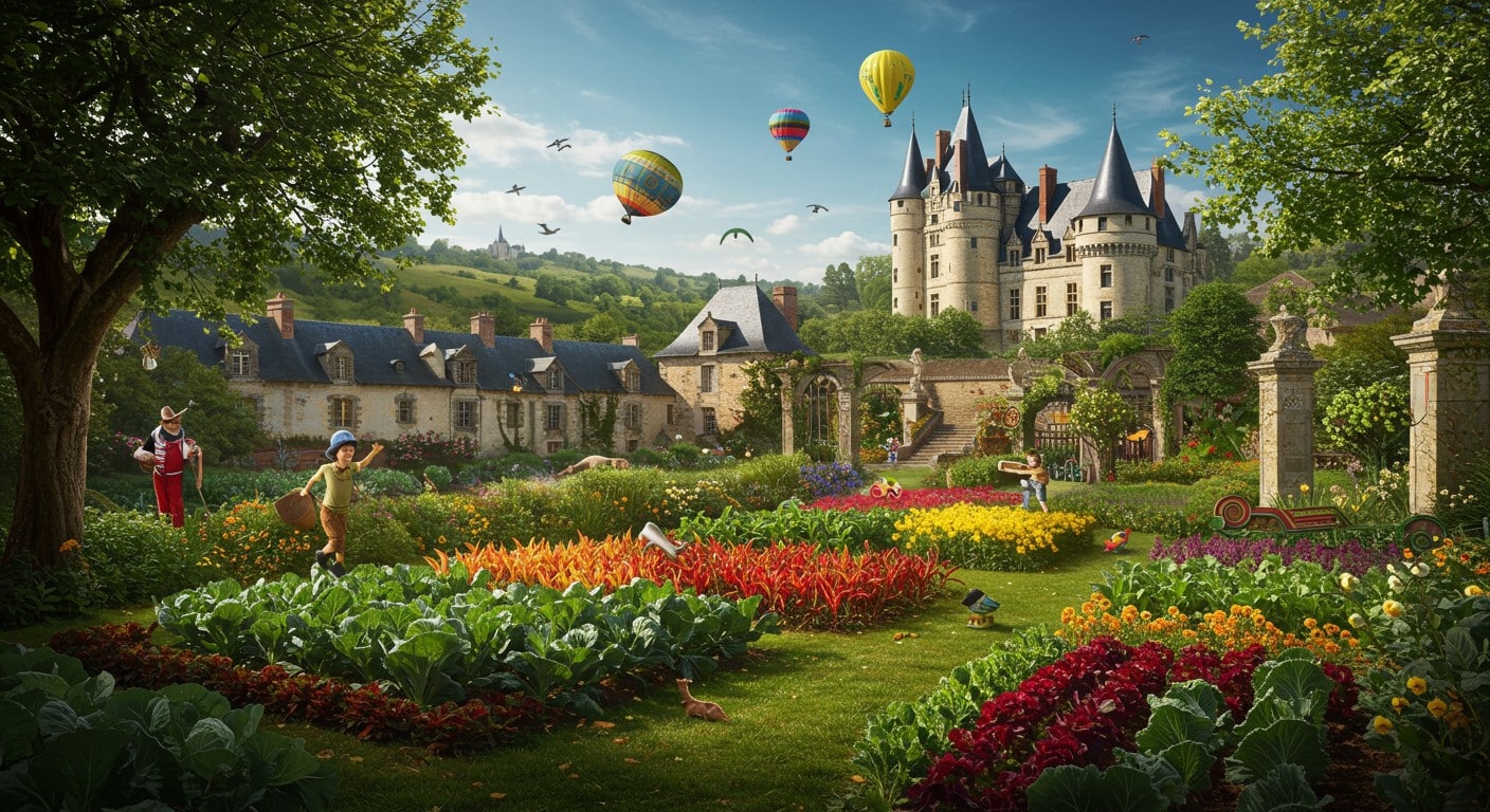Découvrez le renouveau du domaine de Villarceaux avec son escape game, son potager conservatoire et ses projets d’hôtel haut de gamme dans le Vexin.