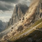 Éboulements dans les Dolomites : Randonneurs Évacués