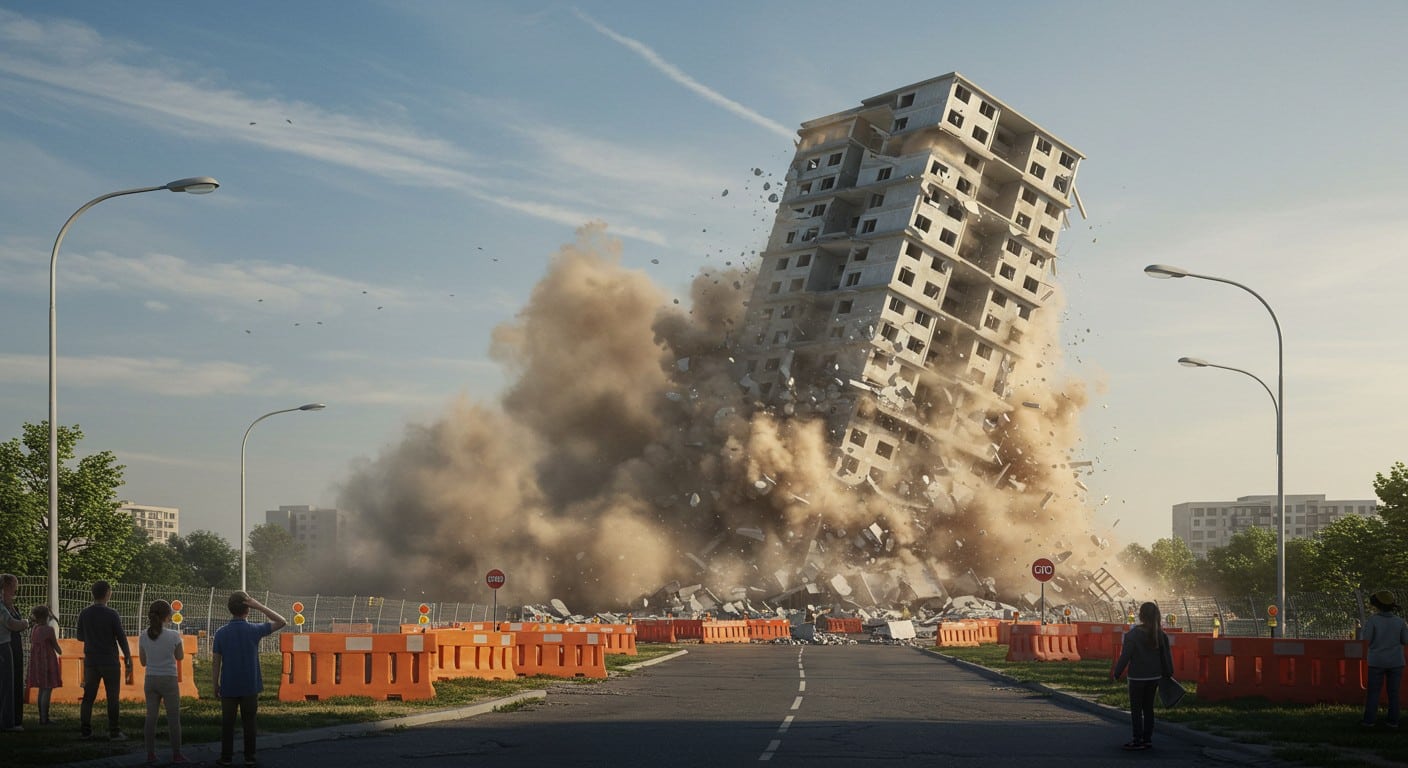 La tour Kennedy de Loos s’effondre : 700 évacués, images spectaculaires et renouveau urbain. Découvrez les détails de cet événement marquant.