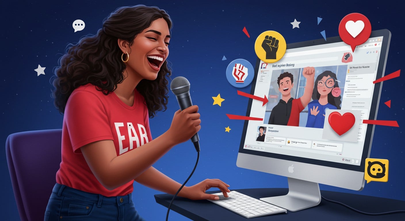 Femmes humoristes et influenceuses affrontent les masculinistes sur le web, bravant insultes et violences en ligne avec courage et humour.