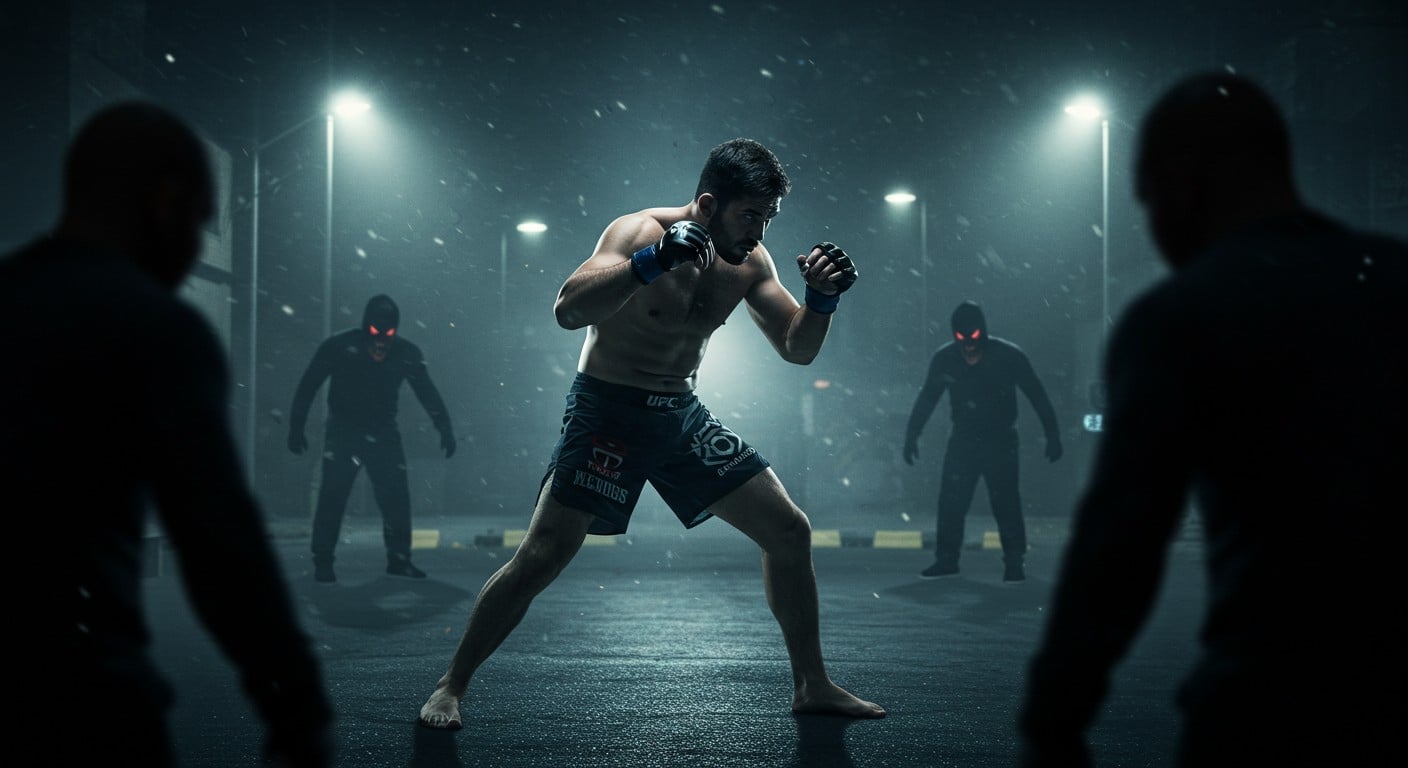 Un combattant de MMA échappe à une embuscade violente à Makhatchkala, touché par cinq balles. Découvrez son histoire et les détails de cette attaque choquante.