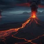 Éruption du Klioutchevskoï Après le Séisme au Kamtchatka
