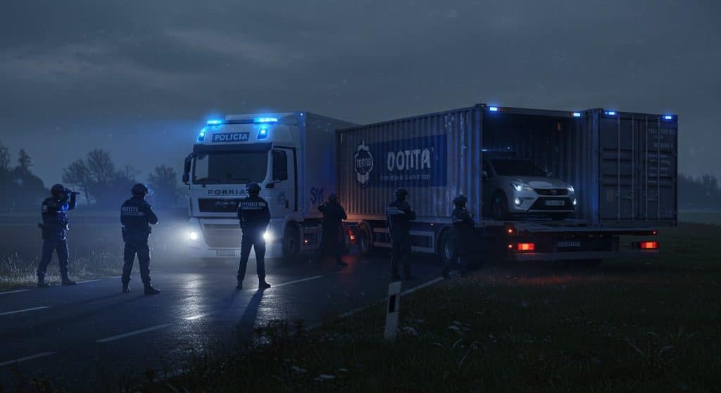 Essonne : Camion Intercepté avec Voitures Volées