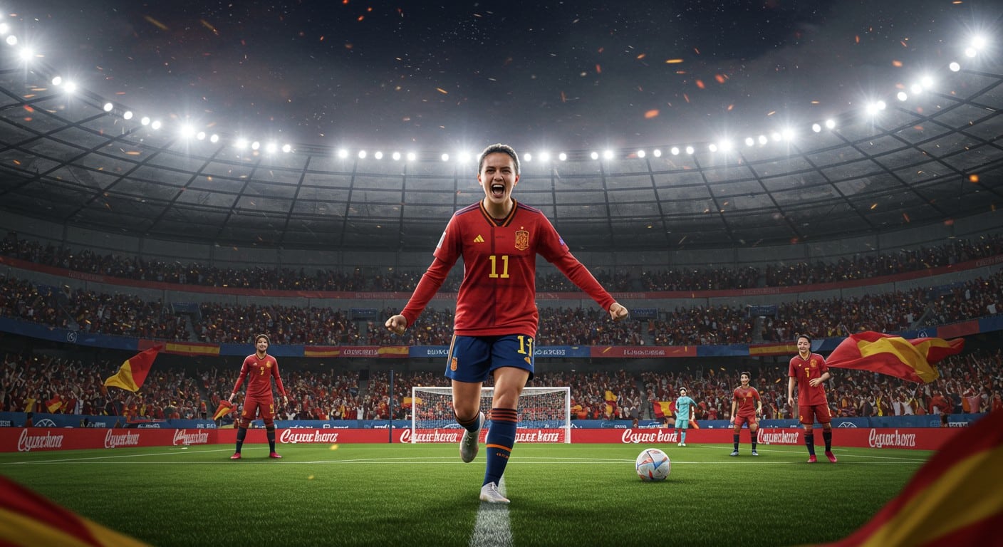 L’Espagne écrase le Portugal 5-0 et l’Italie bat la Belgique 1-0 à l’Euro féminin 2025. Découvrez les moments forts, les stars et les enjeux du groupe B !