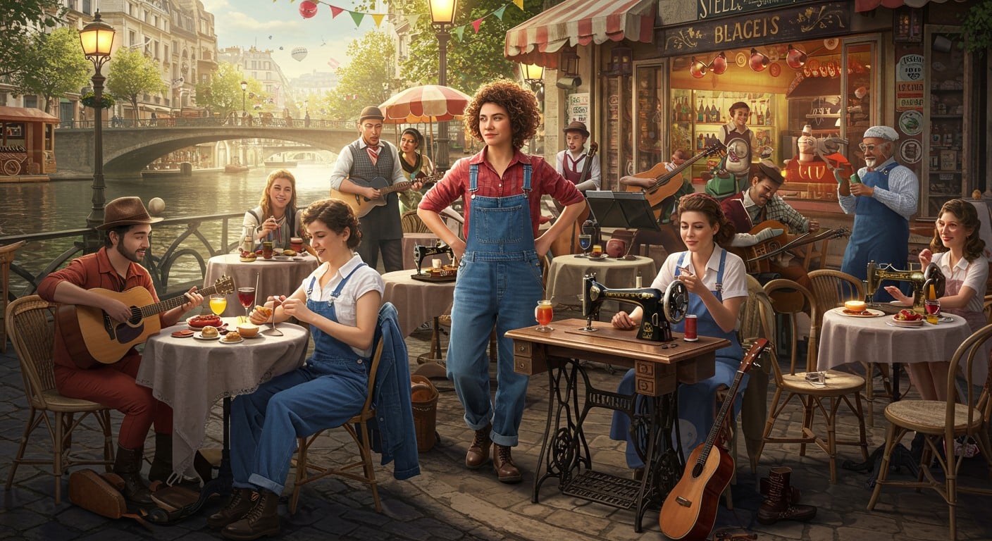 Ingrid transforme une guinguette en lieu de vie unique dans l’Eure, mêlant couture, musique et vivre-ensemble. Découvrez son parcours inspirant !