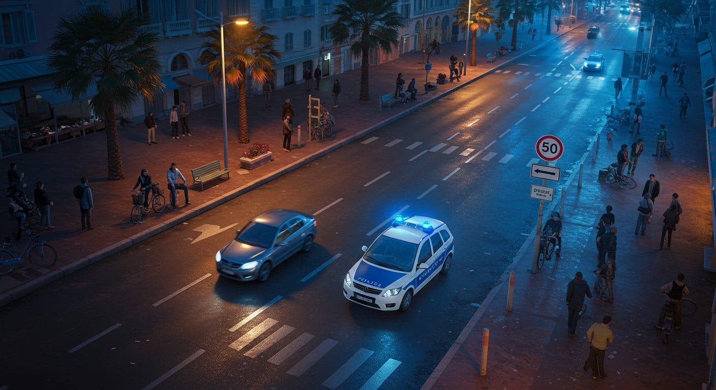 Excès de vitesse sur la Promenade des Anglais ? Désormais, c’est garde à vue ! Découvrez pourquoi Nice durcit le ton face aux drames routiers.