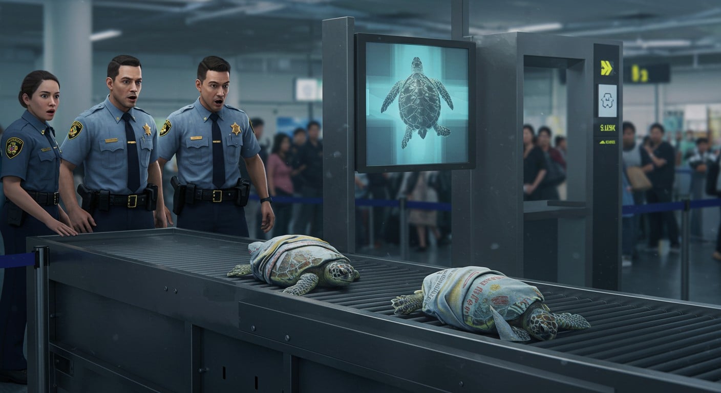 Une femme arrêtée à l’aéroport de Miami pour avoir caché des tortues dans son soutien-gorge. Découvrez cette histoire insolite et ses conséquences tragiques.