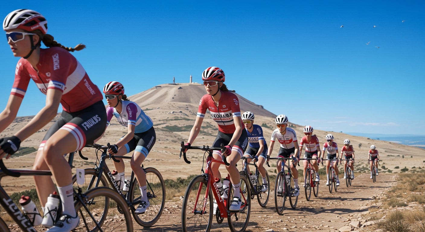 Des femmes relèvent le défi du Mont Ventoux avant le Tour de France 2025, un symbole de confiance et d’égalité dans le cyclisme. Découvrez leur aventure !