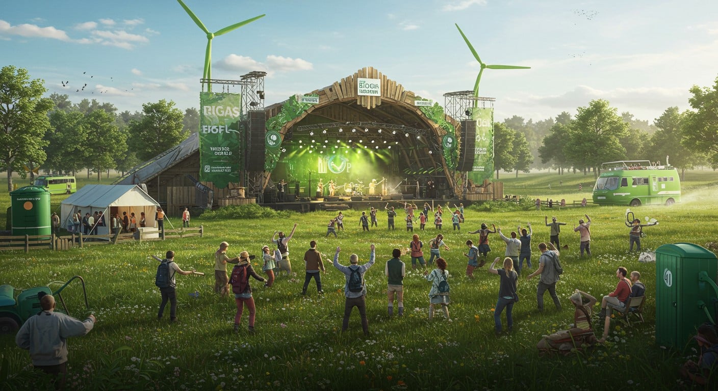 Le World Festival d’Ambert mêle musique et écologie avec des scènes durables et des navettes au biogaz. Découvrez comment il réduit son empreinte carbone !