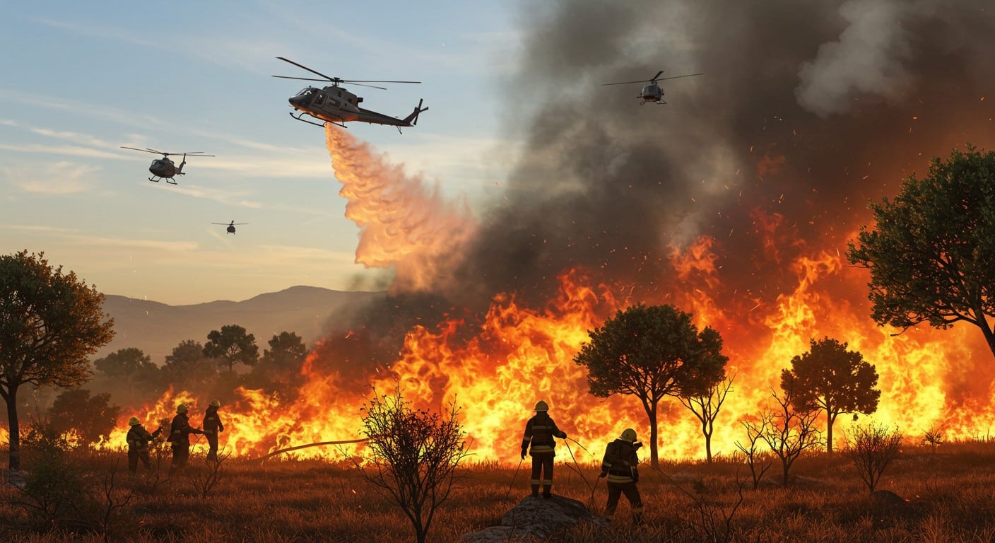 Incendie majeur à Martigues : 800 pompiers luttent, habitants confinés. Découvrez l’ampleur du feu et les mesures d’urgence.