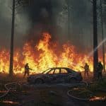Feu de Forêt à Fontainebleau : Une Voiture Volée Déclenche le Drame
