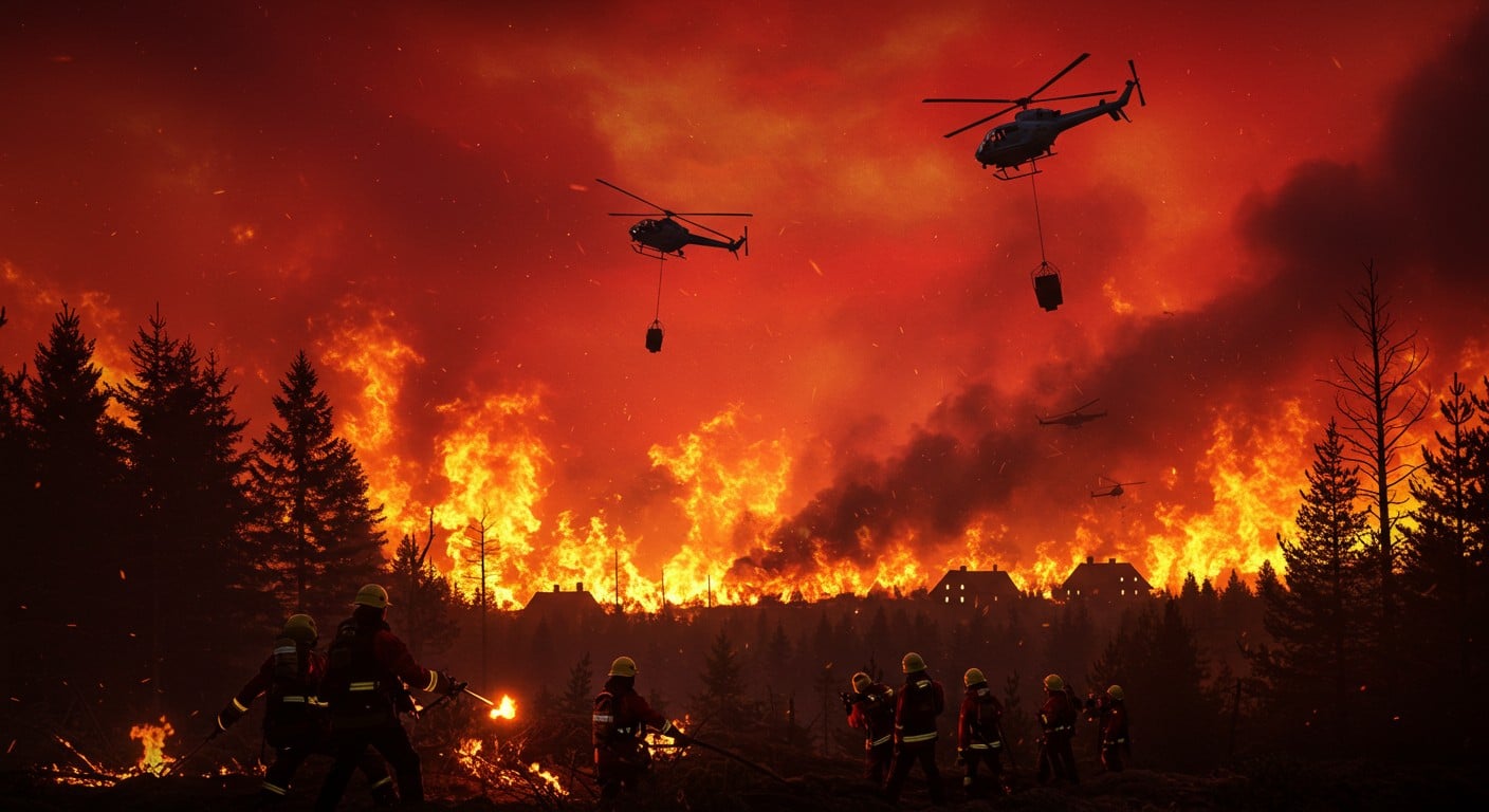 Incendies dévastateurs en Europe : le Portugal combat sept méga-feux, l’Espagne stabilise. Découvrez l’ampleur, les enjeux et les solutions face à cette crise.