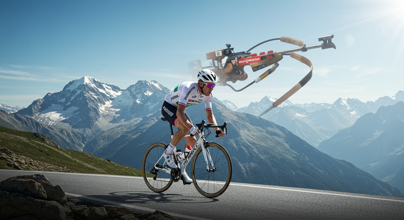 Découvrez Florian Lipowitz, ex-biathlète devenu star du Tour de France 2025. Son parcours atypique et ses exploits en font un talent à suivre !