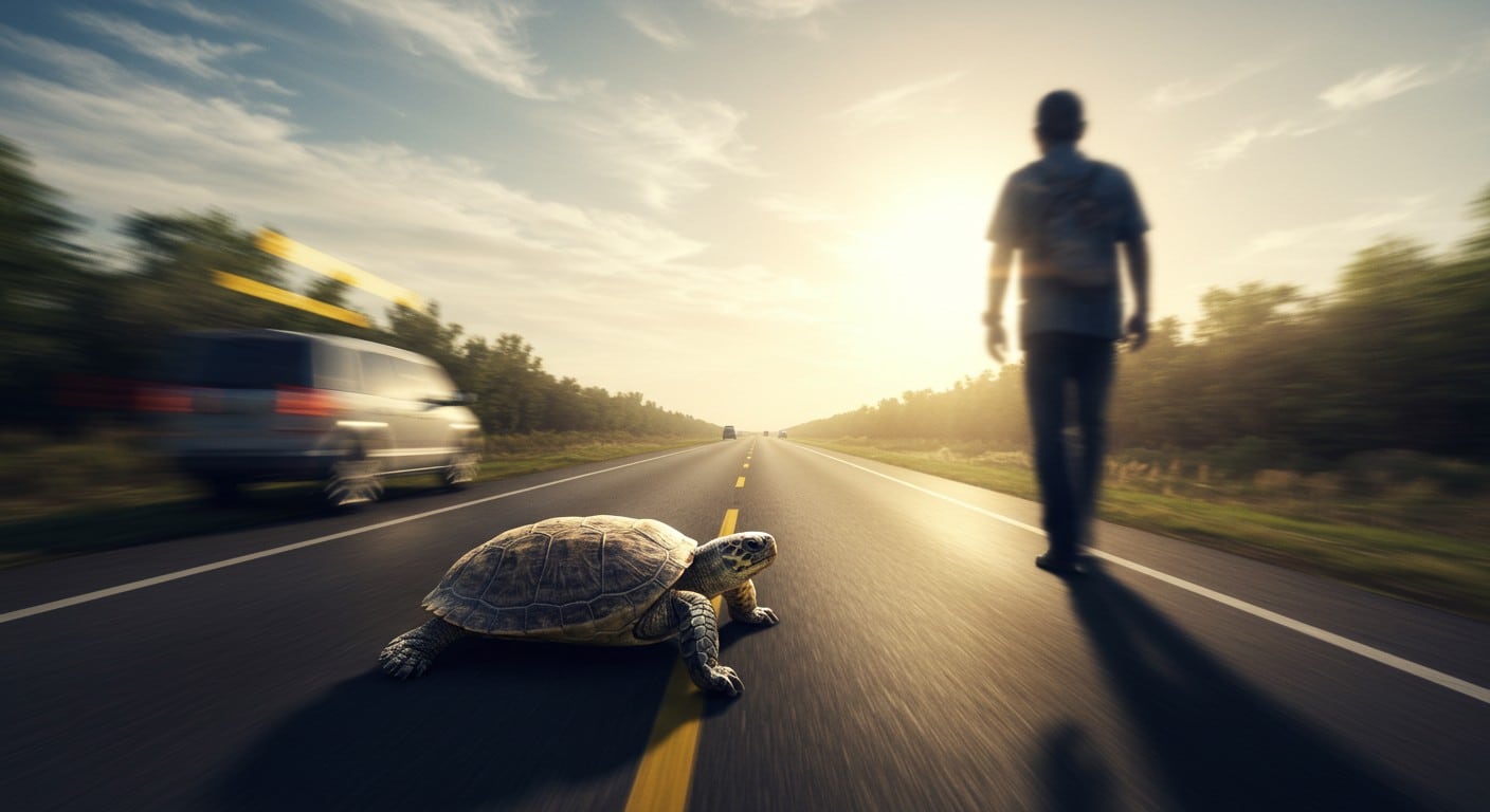 Un homme tente de sauver une tortue sur une autoroute en Floride, provoquant un accident tragique. Découvrez les détails de ce drame.