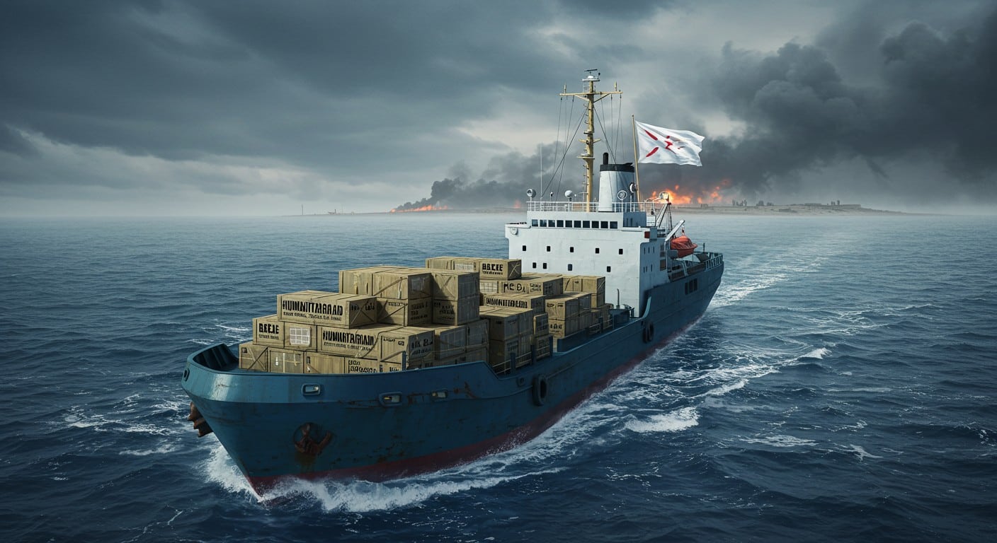 Un bateau humanitaire défie le blocus pour aider Gaza. Suivez son périple, les défis rencontrés et l’espoir qu’il porte. Découvrez cette mission audacieuse !