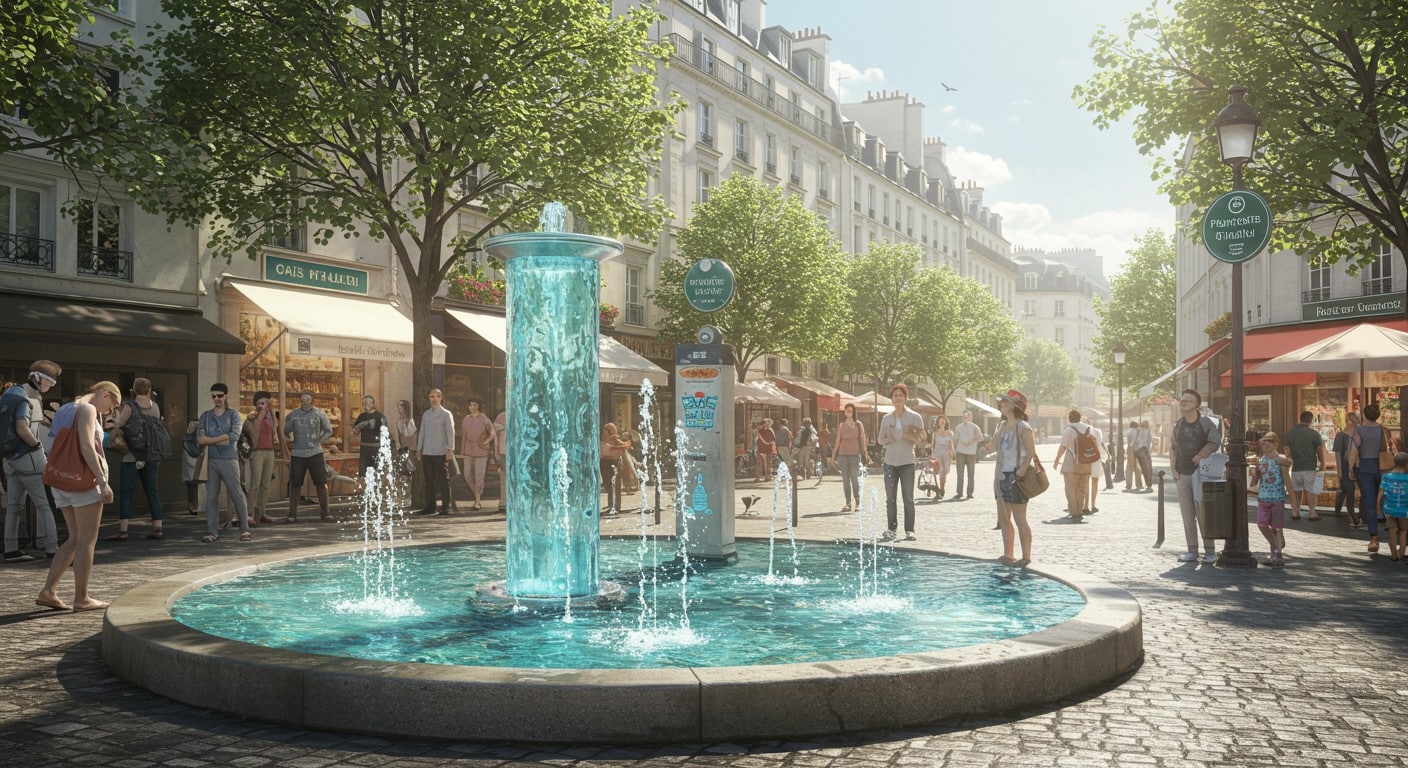 Comment boire en sécurité aux fontaines publiques de Paris pendant la canicule ? Découvrez nos conseils pour une hydratation sans risque !