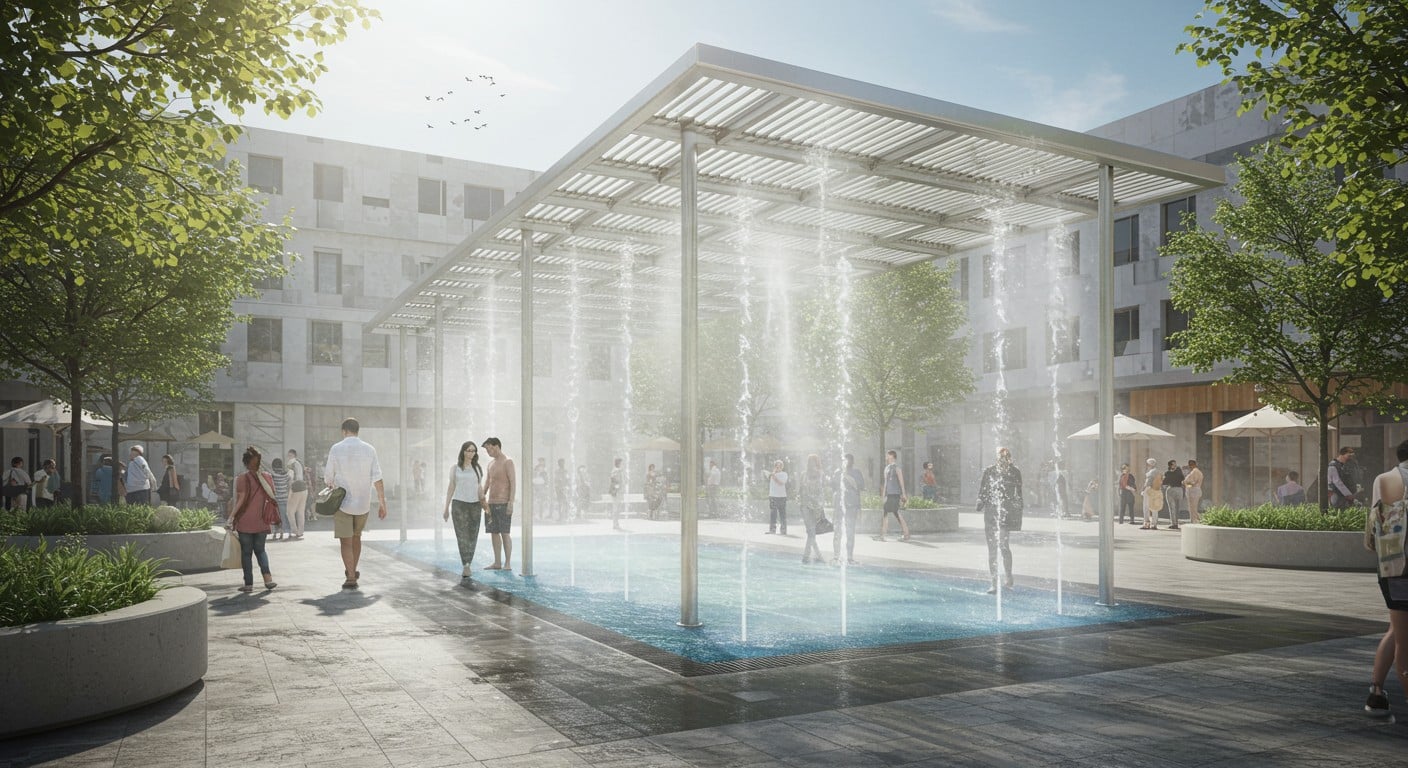 Découvrez comment les fontaines à eau modernes transforment les villes en îlots de fraîcheur. Une solution durable pour l'été !