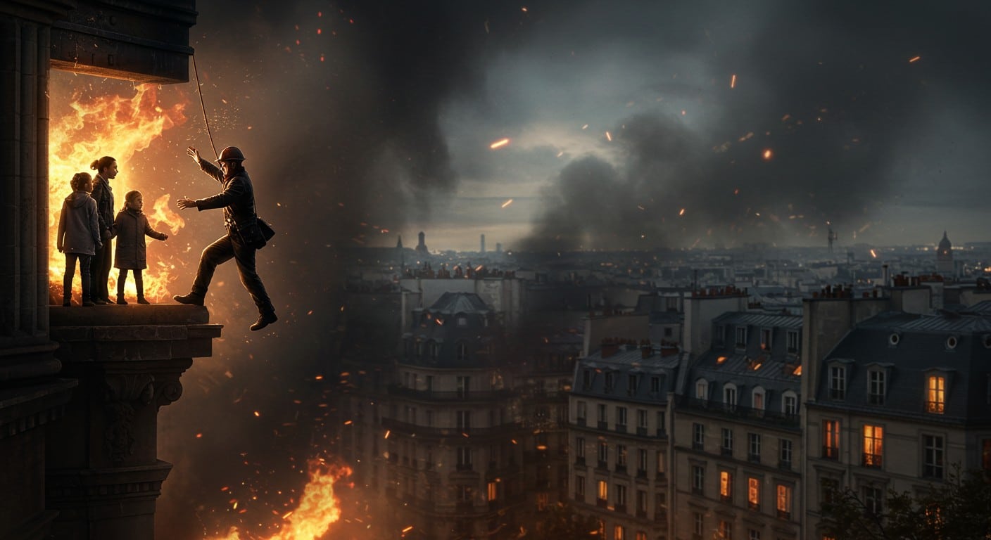 Un héros ordinaire sauve une famille d’un incendie à Paris et reçoit une médaille. Découvrez son courage et son parcours émouvant.