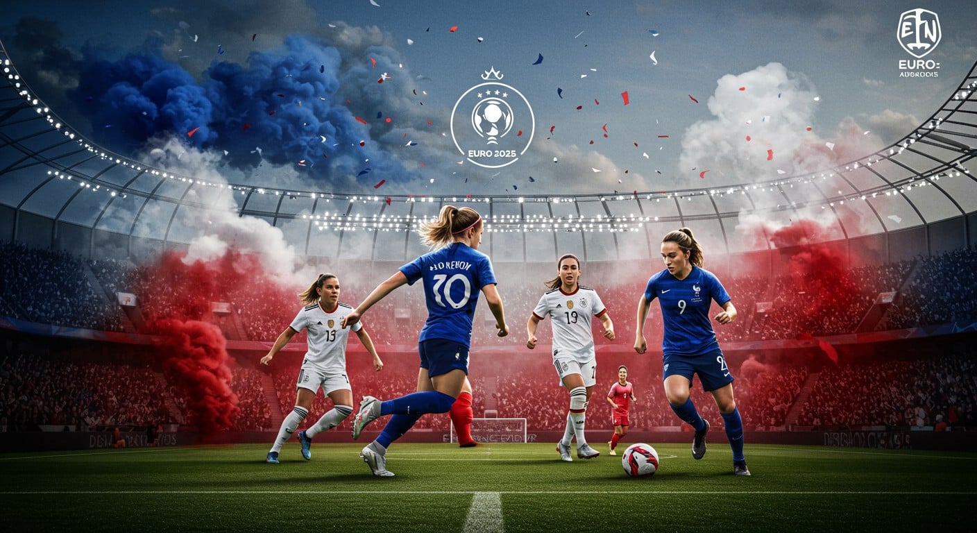 Les Bleues affrontent l’Allemagne en quart de l’Euro 2025. Invaincues, elles visent une place en demi-finale face à l’Espagne. Suivez ce choc décisif !