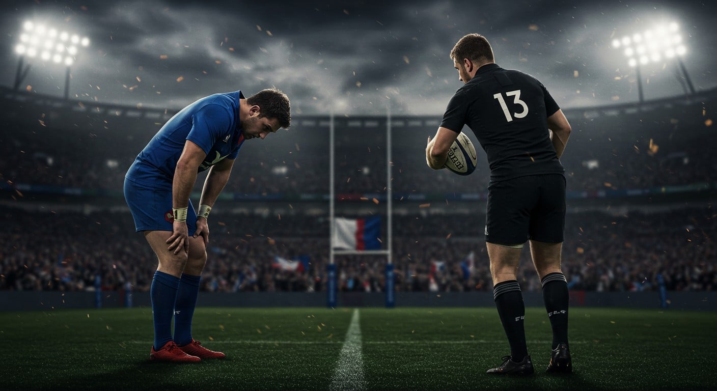 Les Bleus subissent une lourde défaite (43-17) face aux All Blacks. Découvrez les raisons de ce revers et ce qu’il révèle pour l’avenir du XV de France.