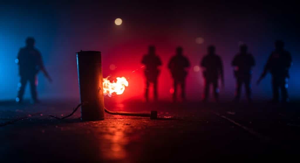 France : Répression des Attaques par Mortiers d’Artifice