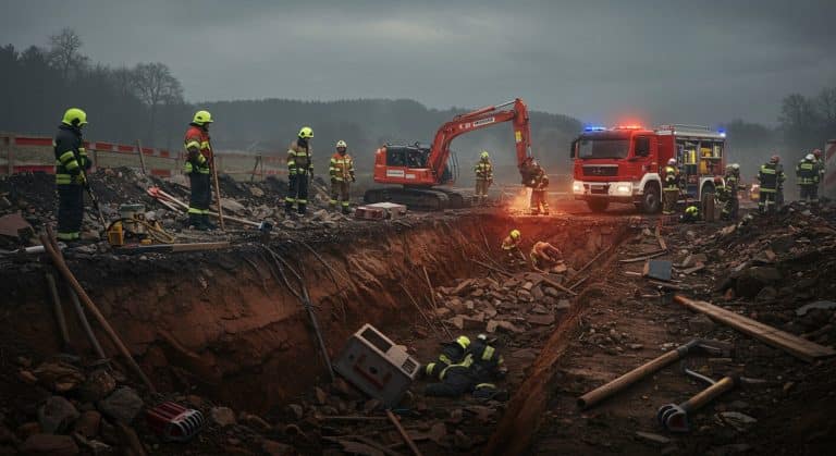 Franconville : Éboulement Mortel sur un Chantier