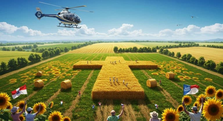 Fresques Agricoles : Le Tour de France en Couleurs
