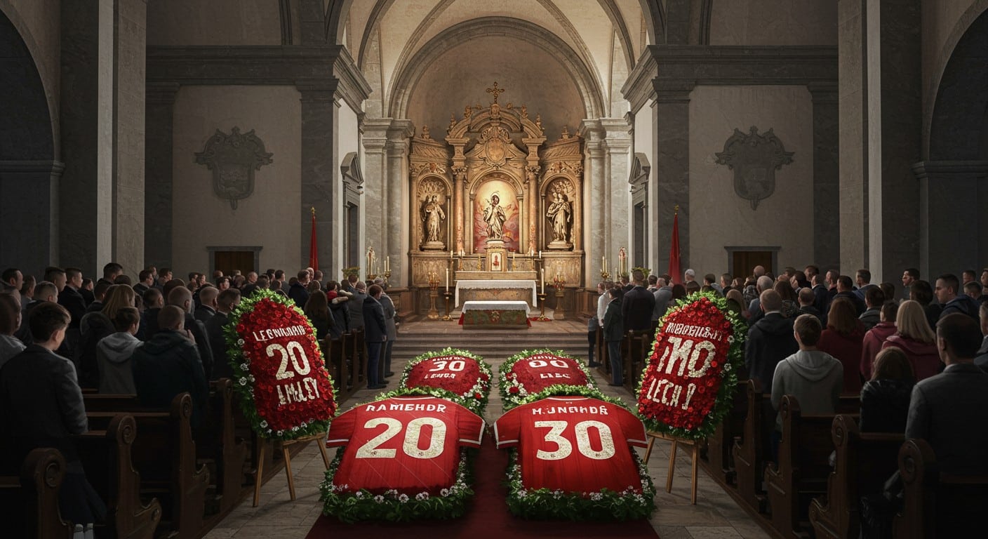 Les funérailles de Diogo Jota et son frère André, tragiquement disparus, ont réuni famille et stars du foot à Gondomar. Découvrez cet hommage poignant.