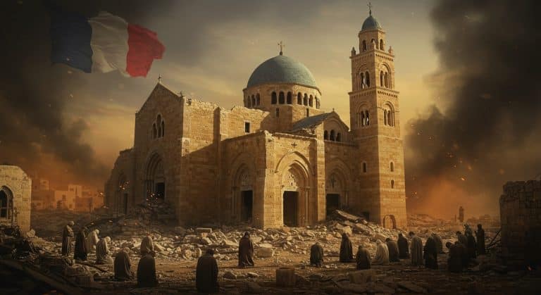 Gaza : Bombardement d’une Église, la France Réagit
