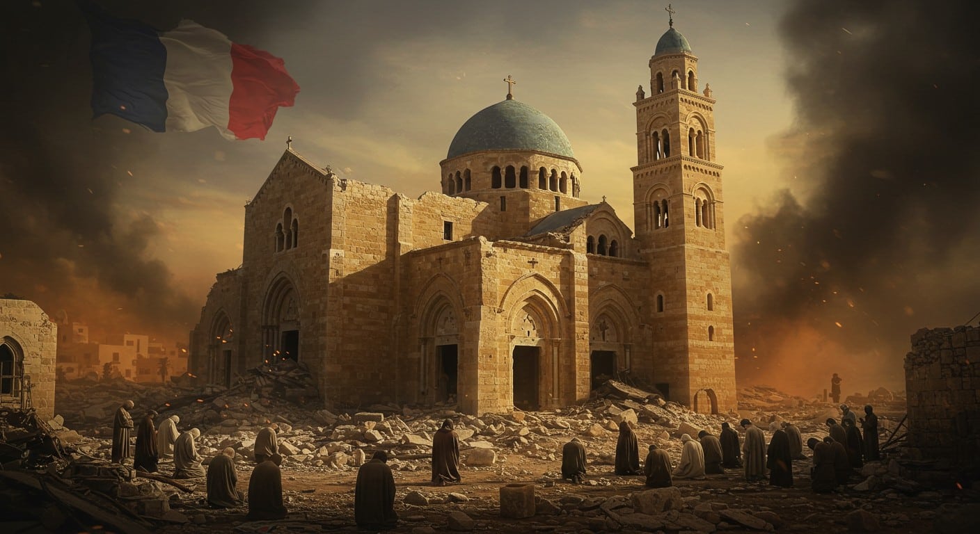 La France condamne le bombardement d’une église à Gaza, sous sa protection. Enquête ouverte, tensions internationales. Découvrez les détails.