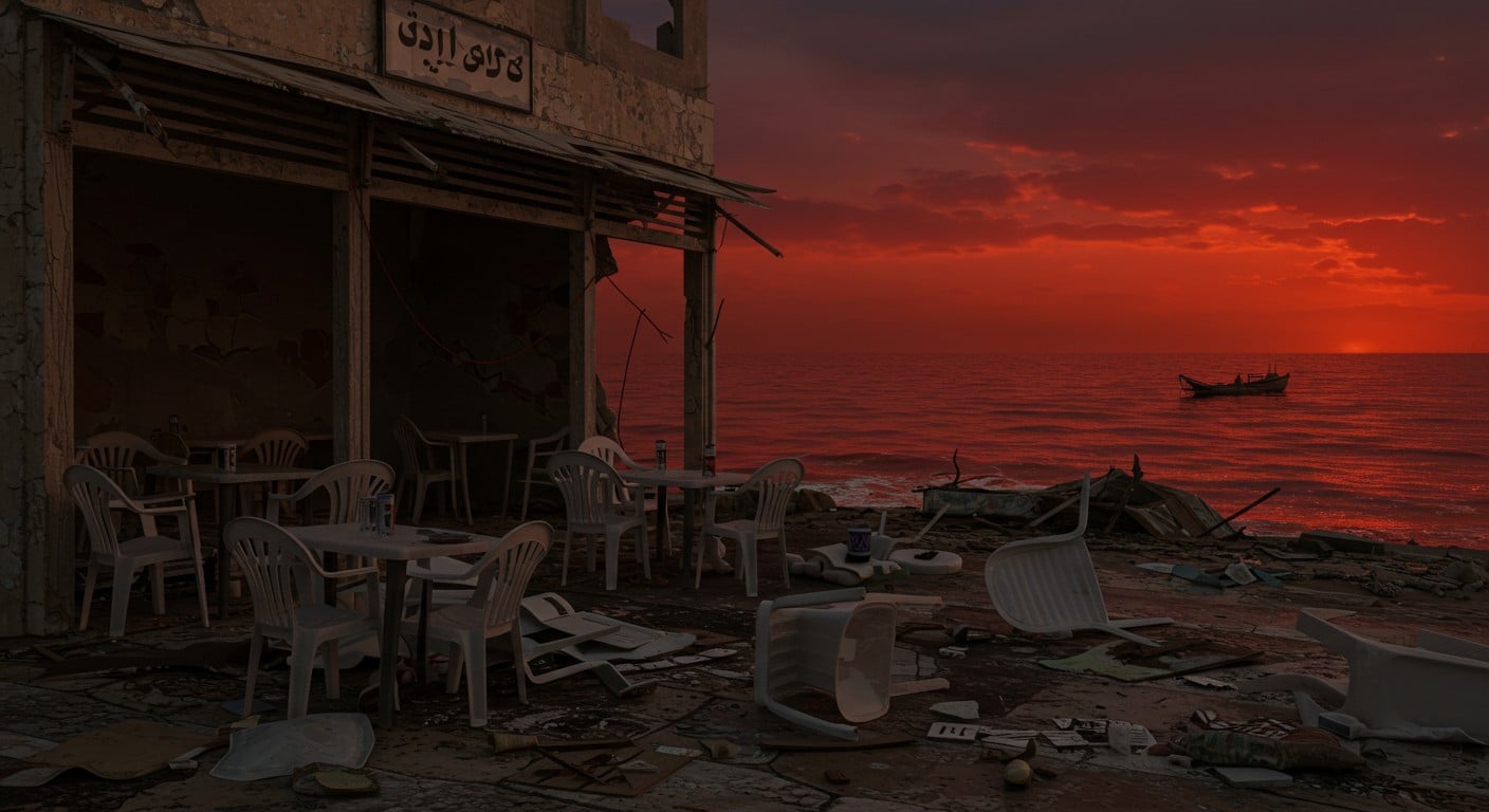 Un café de Gaza, havre de paix, frappé par une attaque. Découvrez les vies brisées, dont celles d’artistes et journalistes, dans ce drame poignant.