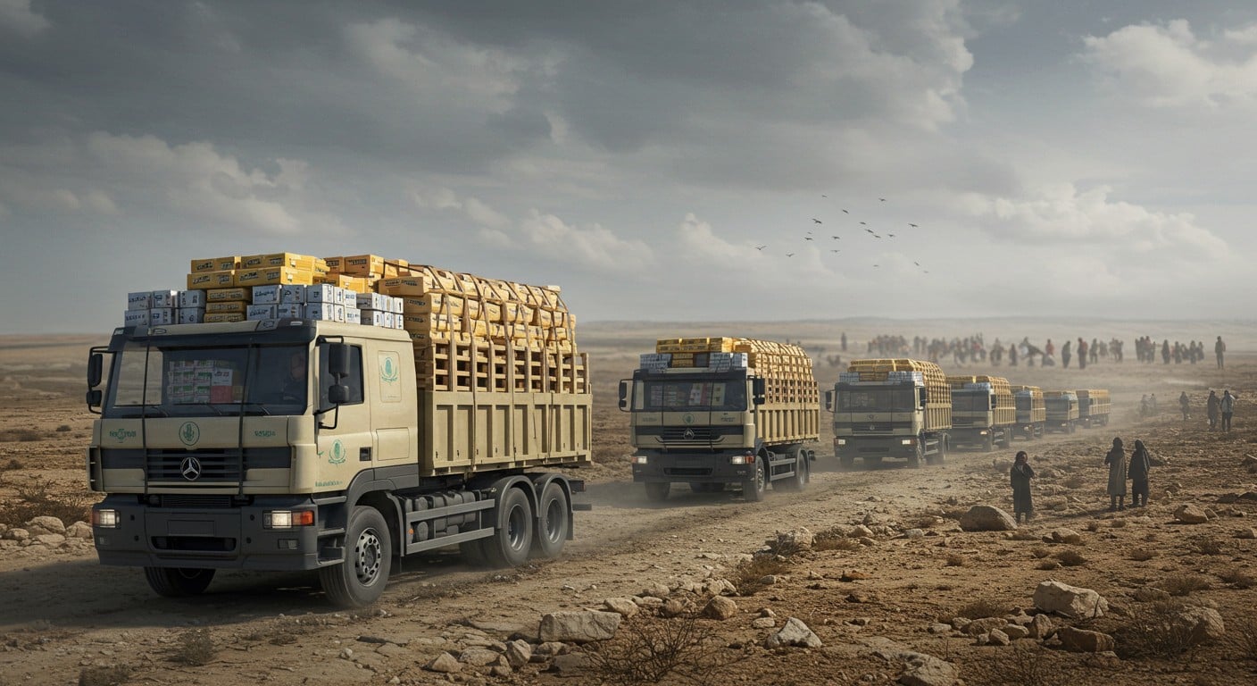 Des camions d’aide humanitaire entrent à Gaza lors d’une pause tactique. Découvrez comment ces efforts répondent à la crise alimentaire.
