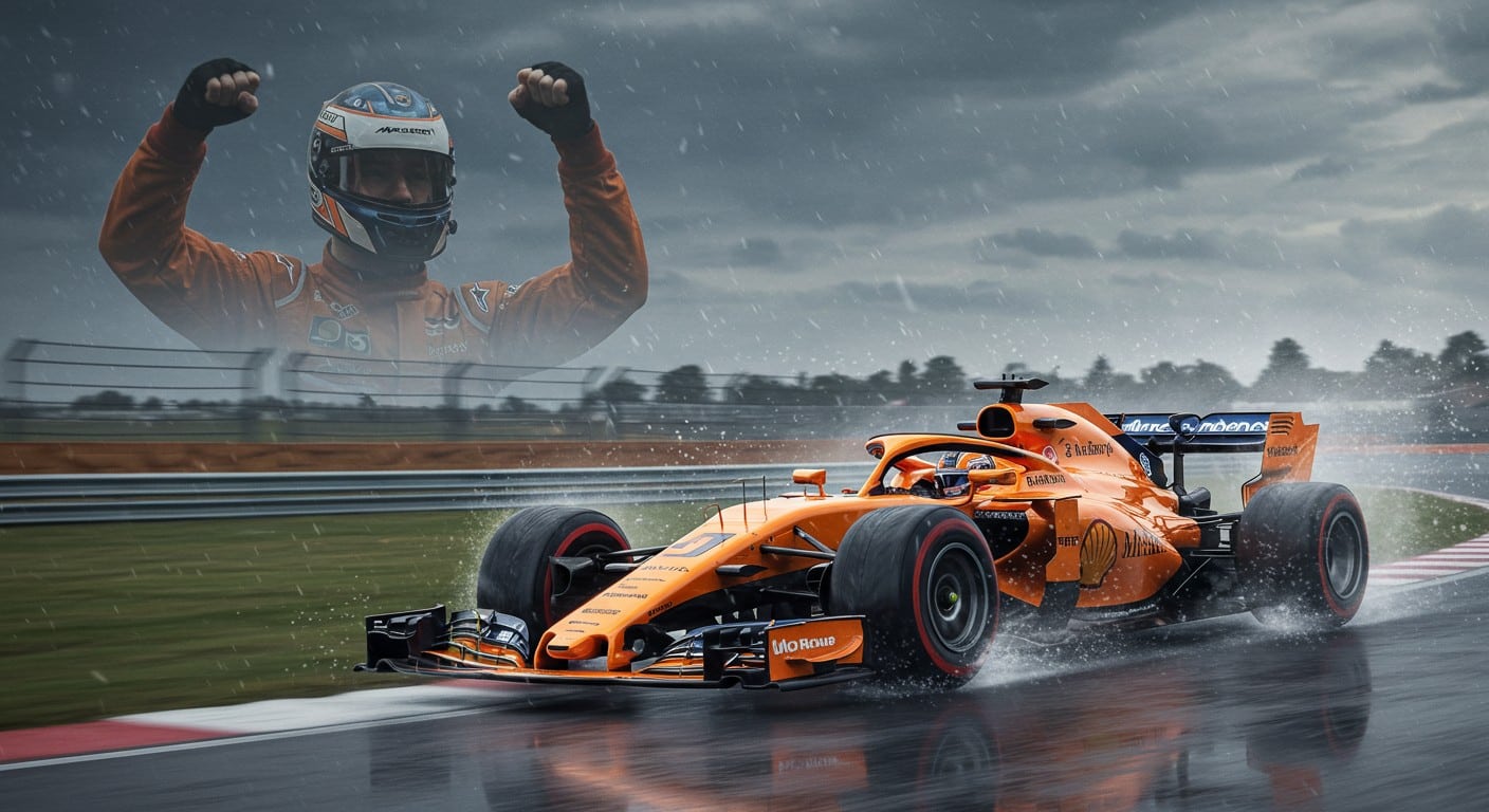 Lando Norris brille à Silverstone sous la pluie ! Découvrez comment il a dompté le chaos, les abandons et Verstappen pour remporter le GP de Grande-Bretagne 2025.