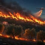 Grèce : Incendies Dévastateurs Près d’Athènes en 2025