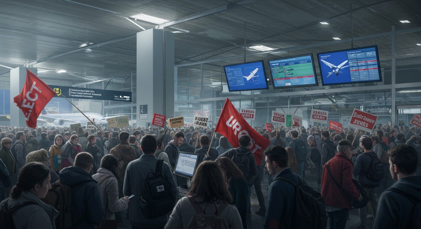 Grève des contrôleurs aériens : 933 vols annulés en France, perturbations majeures. Découvrez l’impact sur les voyageurs et les compagnies !