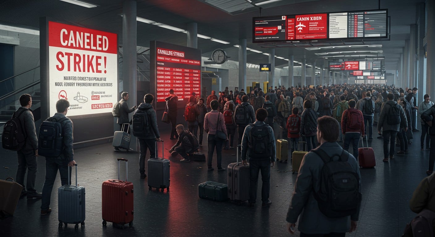 Grève des contrôleurs aériens : vols annulés et retards massifs dans les aéroports parisiens en pleins départs en vacances. Découvrez l’impact et les solutions.