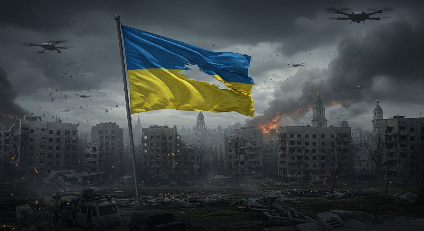 Attaques russes en Ukraine : 4 morts, 36 blessés dans la nuit. Découvrez les détails des frappes sur Kiev, Odessa et plus.