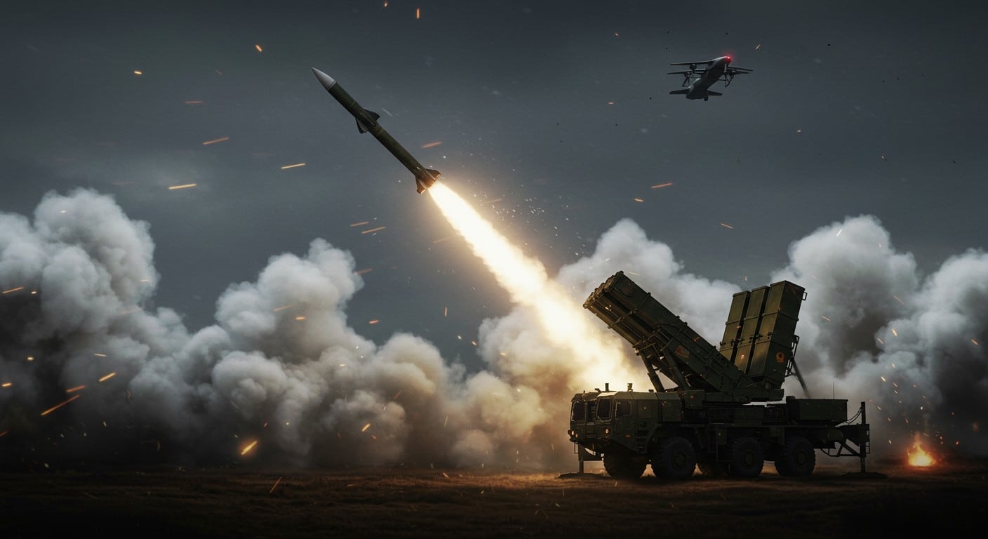 Découvrez l’Iris-T, missile antiaérien clé pour l’Ukraine. Portée, technologie et rôle dans la défense contre les attaques russes expliqués en détail.