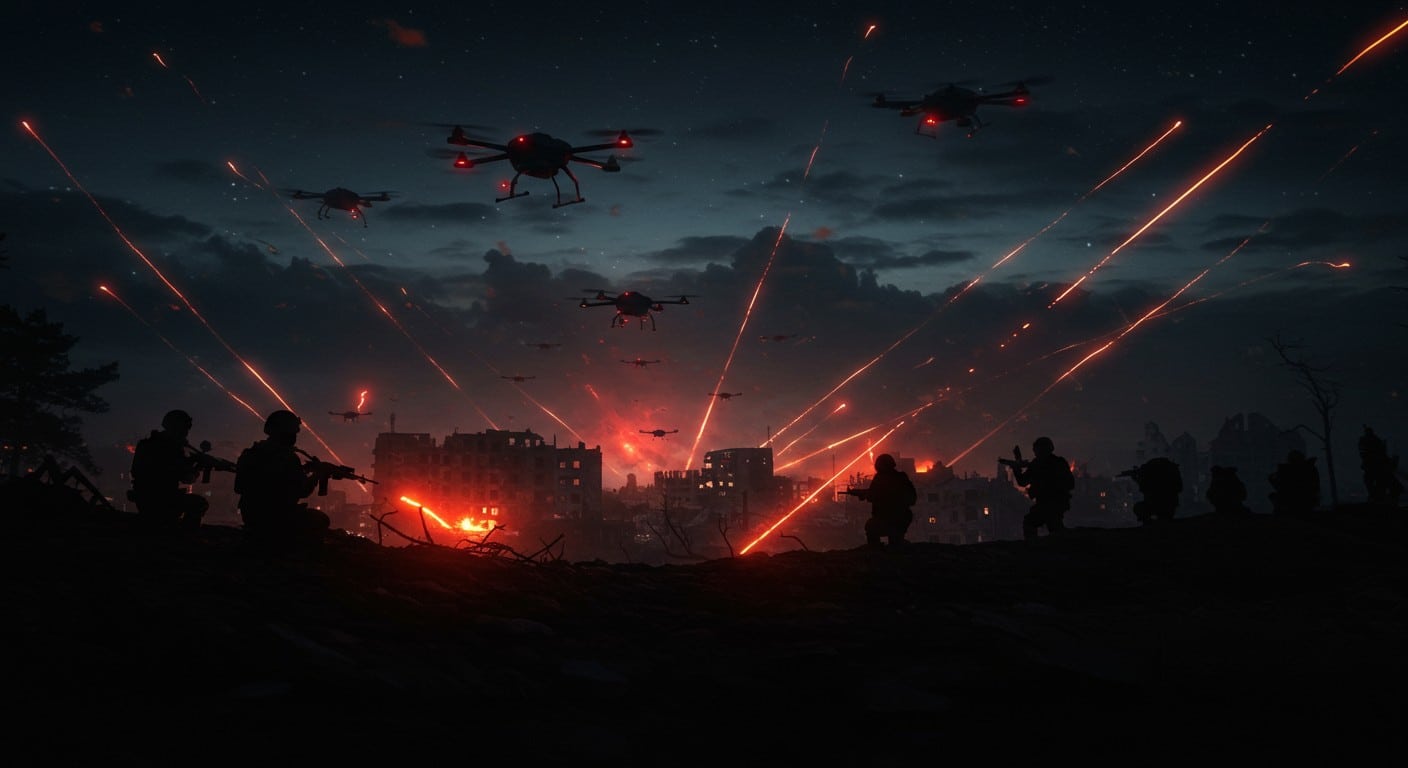 La guerre en Ukraine s’intensifie avec des attaques de drones russes et ukrainiens. Découvrez les derniers événements, leurs impacts et les perspectives de paix.