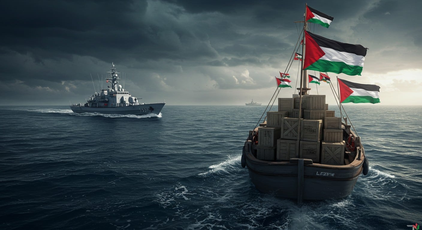 Un bateau humanitaire approche Gaza malgré le blocus israélien. À bord, des militants et des élus bravent l’interception. Suivez cette mission audacieuse.