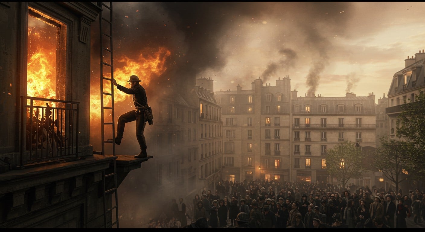 Un homme brave les flammes à Paris pour sauver deux femmes et quatre enfants. Découvrez son acte héroïque et ses motivations dans cette histoire bouleversante.