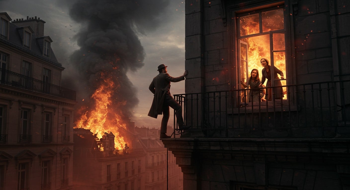 Un homme sauve six personnes d’un incendie à Paris et reçoit les félicitations du président. Découvrez son histoire héroïque et la médaille à venir !