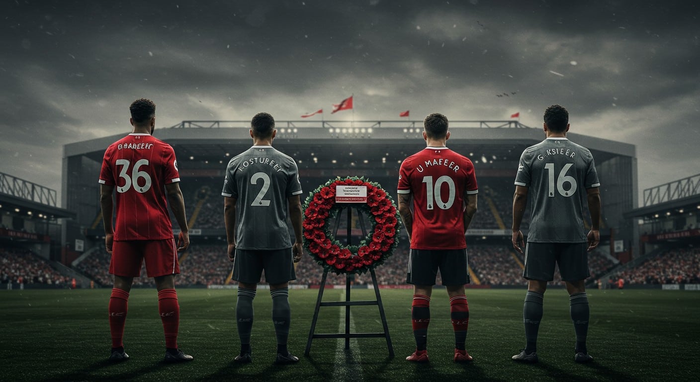 Hommage poignant des Portugais de Manchester United à Diogo Jota à Anfield. Découvrez ce geste émouvant et son impact sur le football.